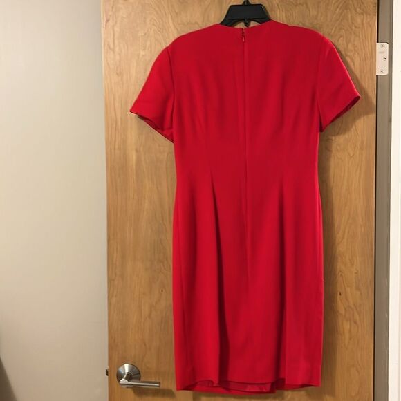 Liz Claiborne Festive Red Dress - Picture 2 of 5